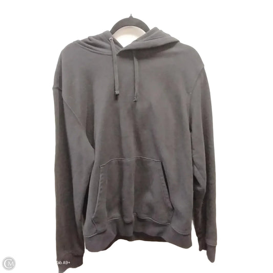 Sweatshirt Hoodie By Tek Gear In Black, Size: L