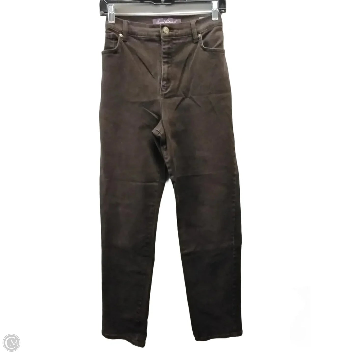 Jeans Boyfriend By Gloria Vanderbilt In Brown, Size: 12