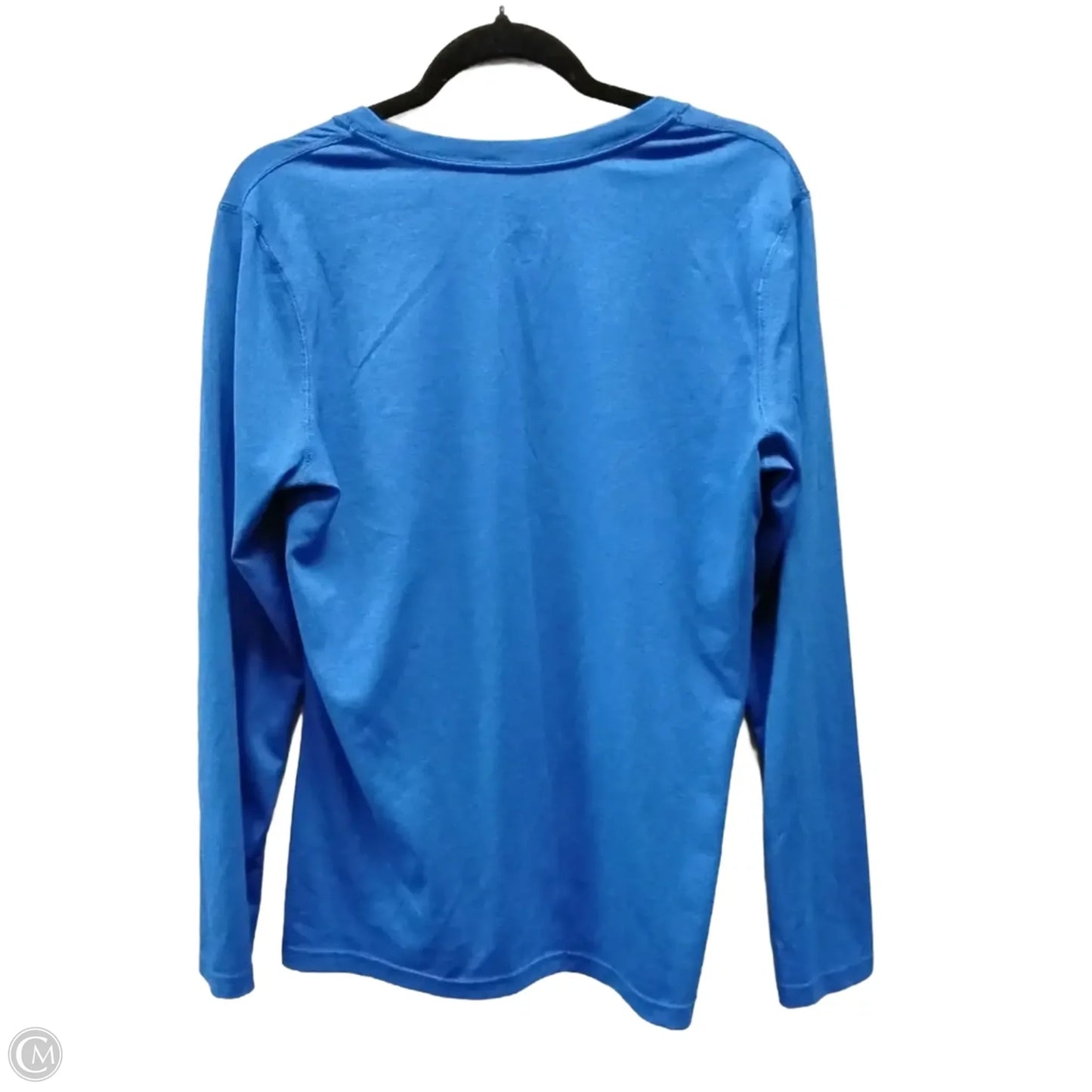Athletic Top Long Sleeve Crewneck By Nike Apparel In Blue, Size: L