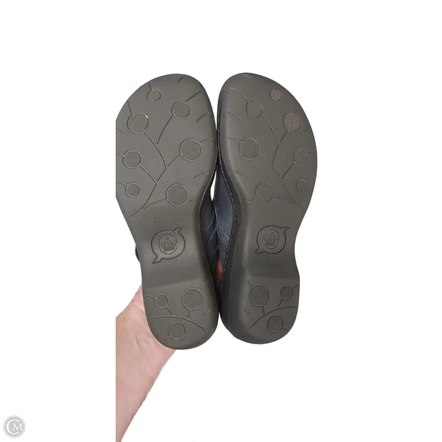 Shoes Flats By Born In Navy, Size: 8