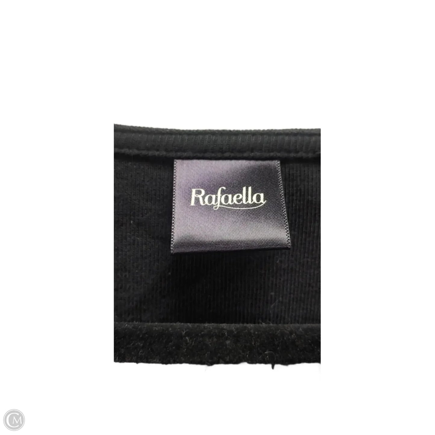 Top Long Sleeve Basic By Rafaella In Black, Size: L