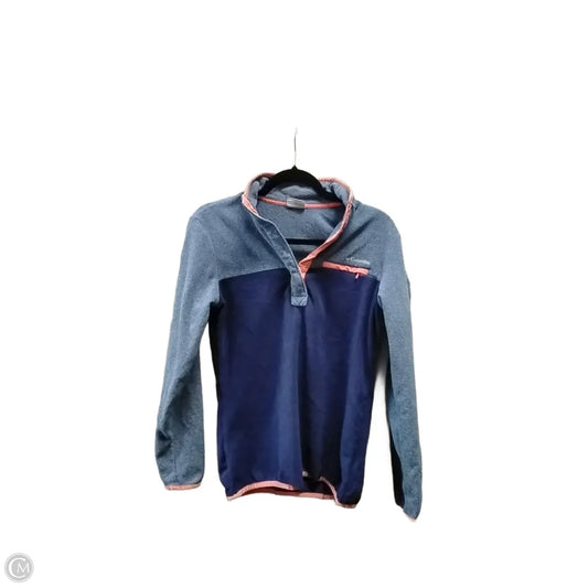 Sweatshirt Collar By Columbia In Blue, Size: S
