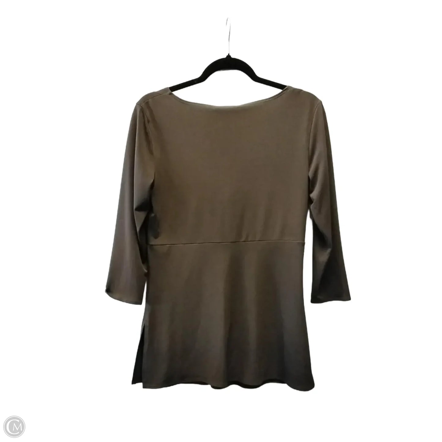 Top Long Sleeve Basic By Talbots In Brown, Size: 6
