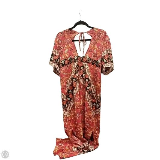 Dress Casual Maxi By Xhilaration In Orange, Size: 16