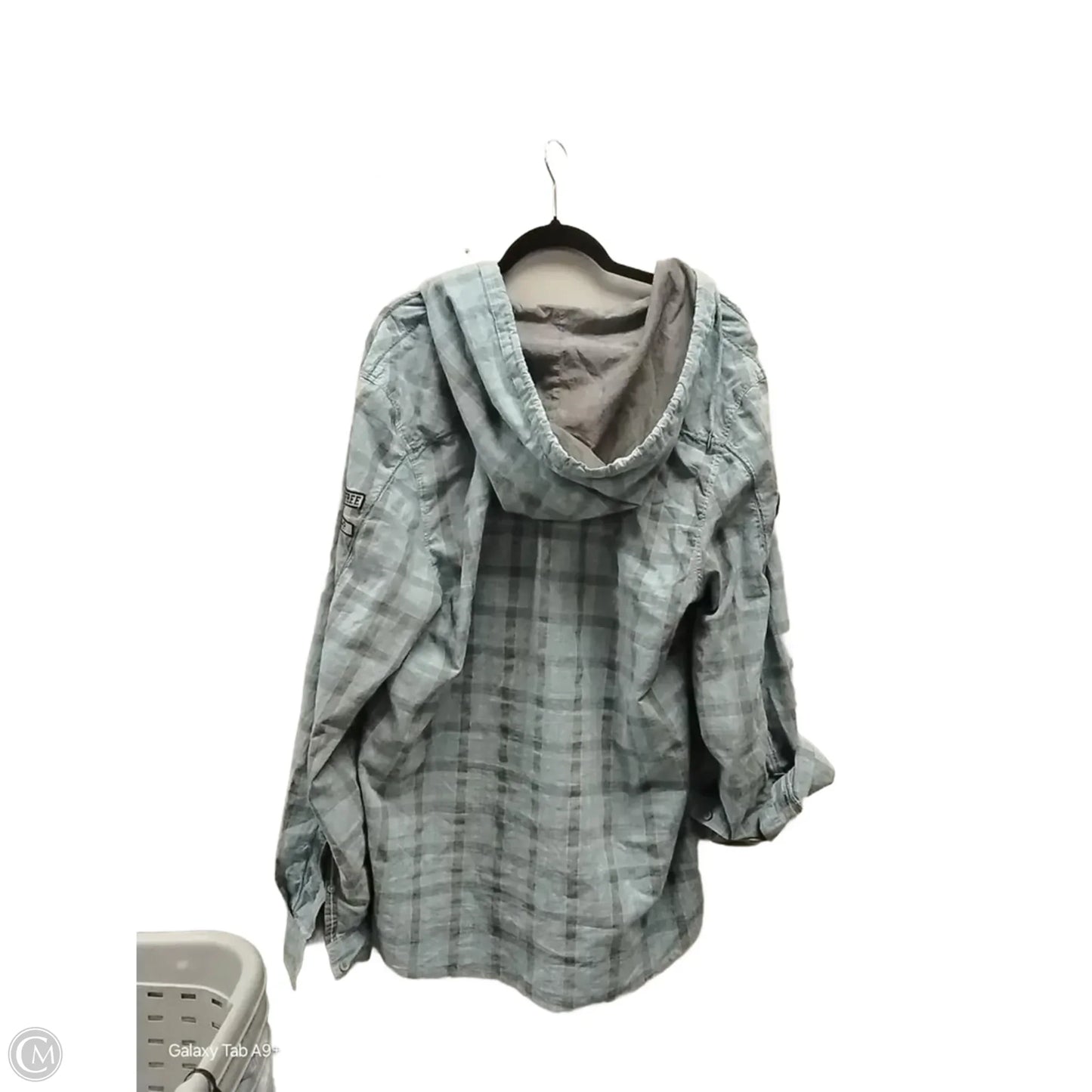 Top Long Sleeve By Buffalo David Bitton In Checkered Pattern, Size: Xxl