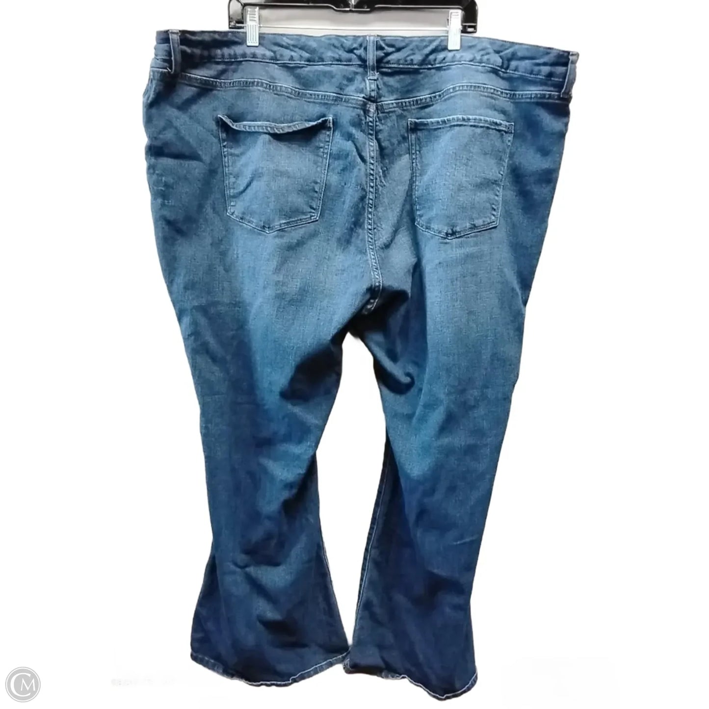 Jeans Flared By Ana In Blue Denim, Size: 26w