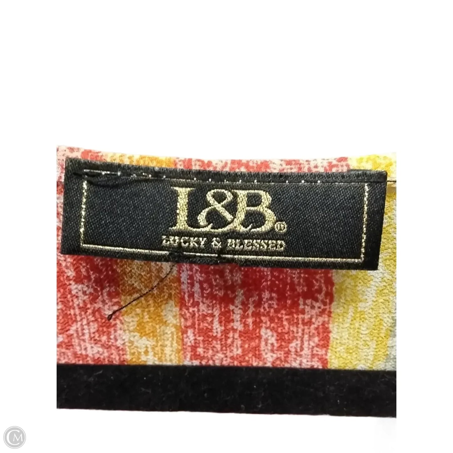 Shawl By Lucky & Blessed In Rainbow Print, Size: Os