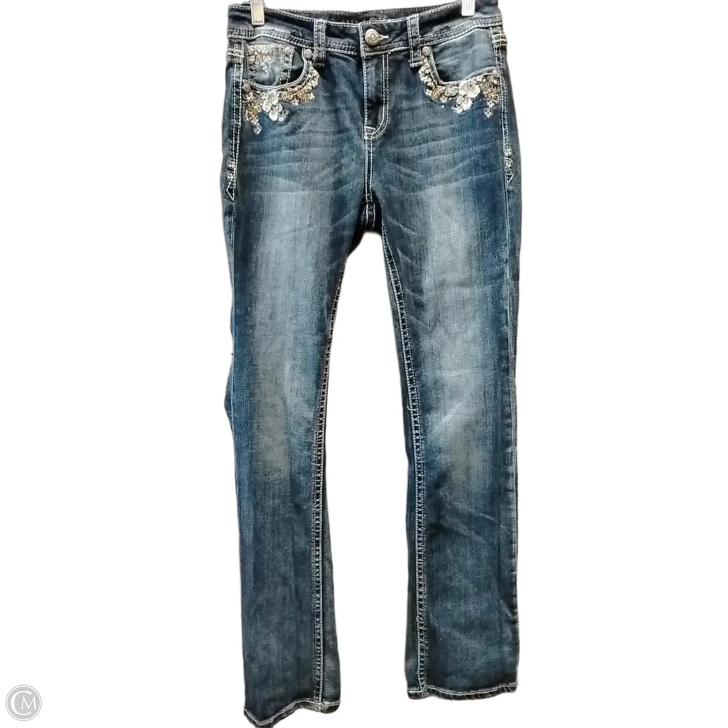 Jeans Boot Cut By Grace In Blue Denim, Size: 6