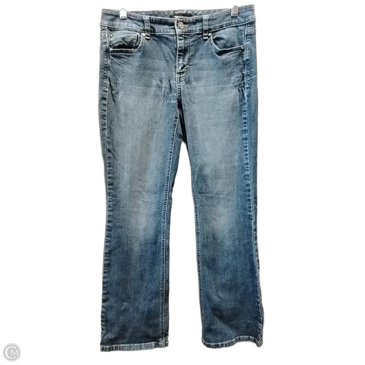 Jeans Straight By White House Black Market In Blue Denim, Size: 4