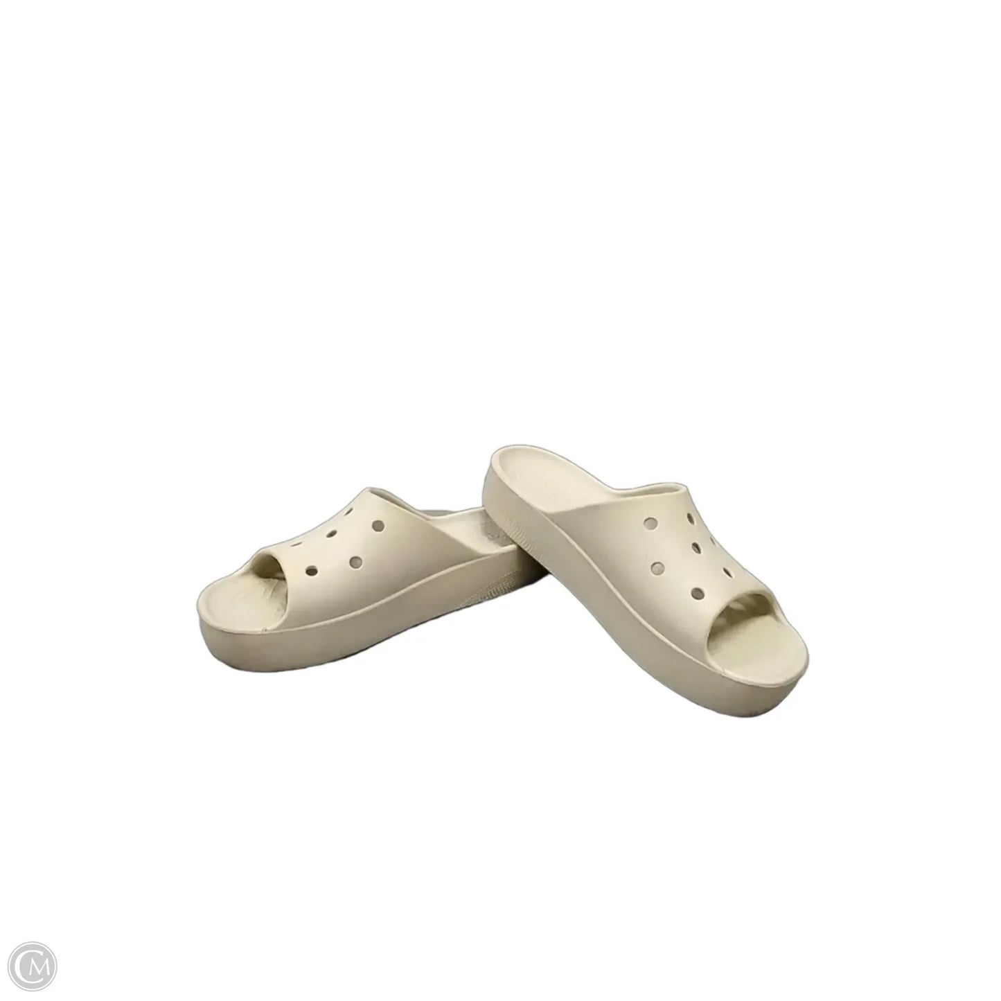 Sandals Sport By Crocs In Cream, Size: 10