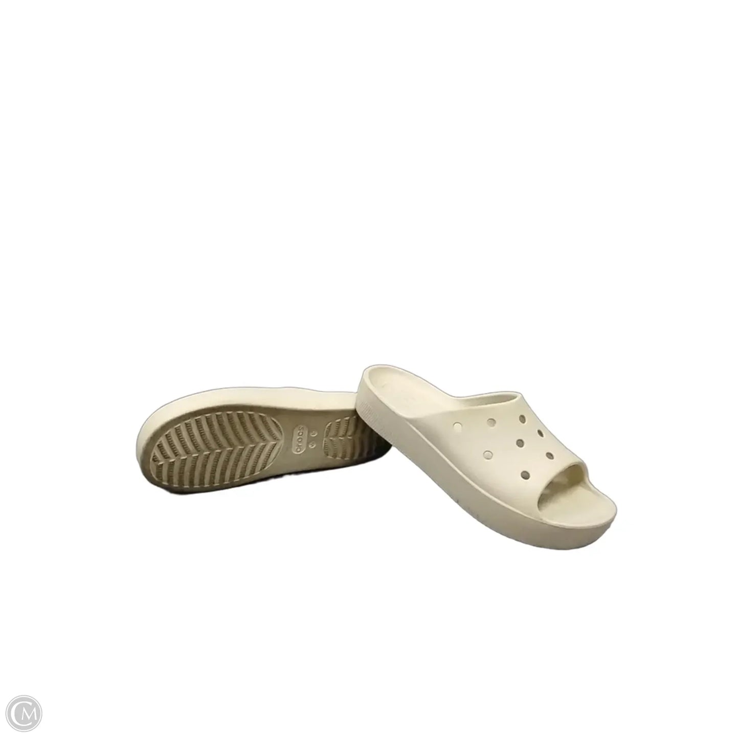 Sandals Sport By Crocs In Cream, Size: 10