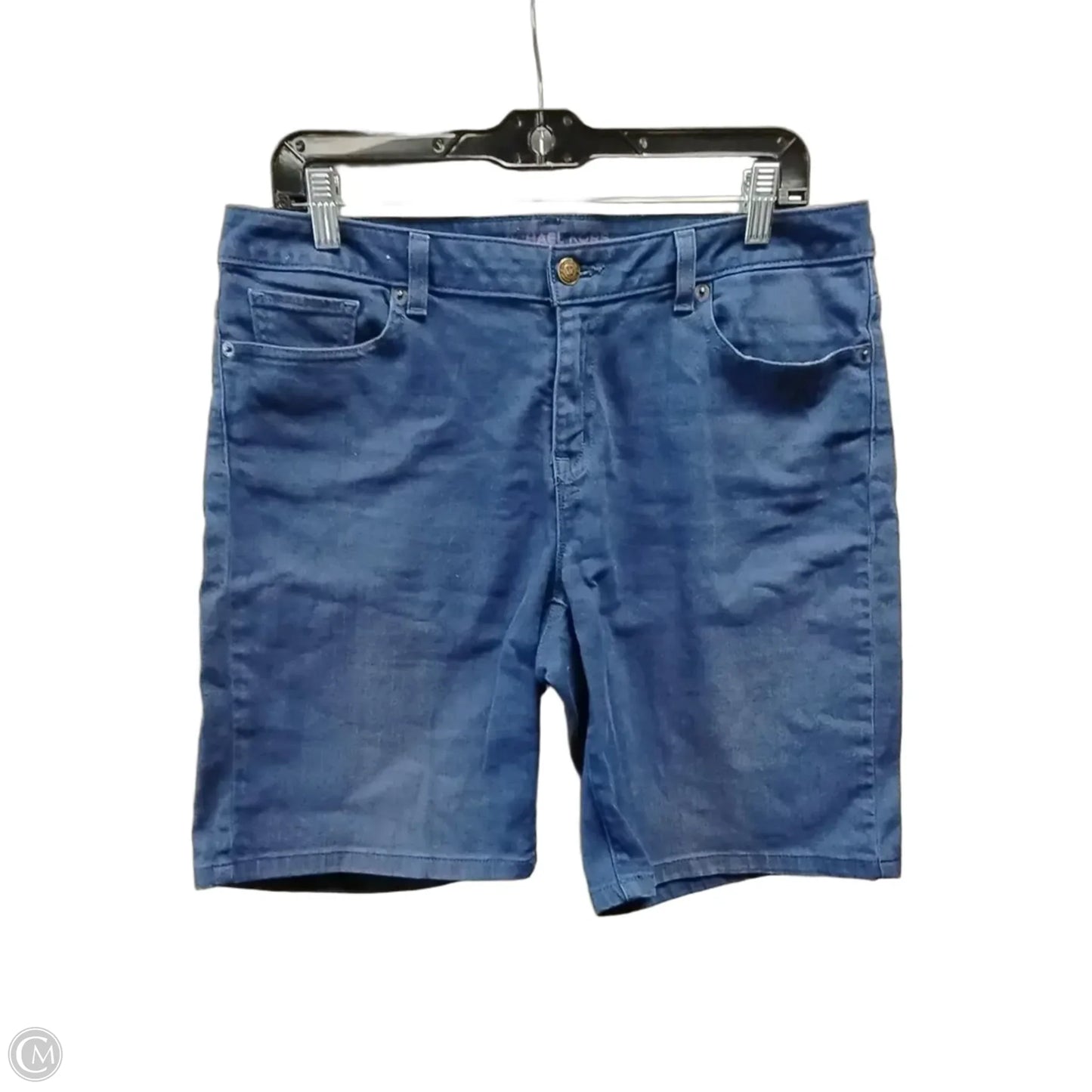 Shorts Designer By Michael Kors In Blue Denim, Size: 8