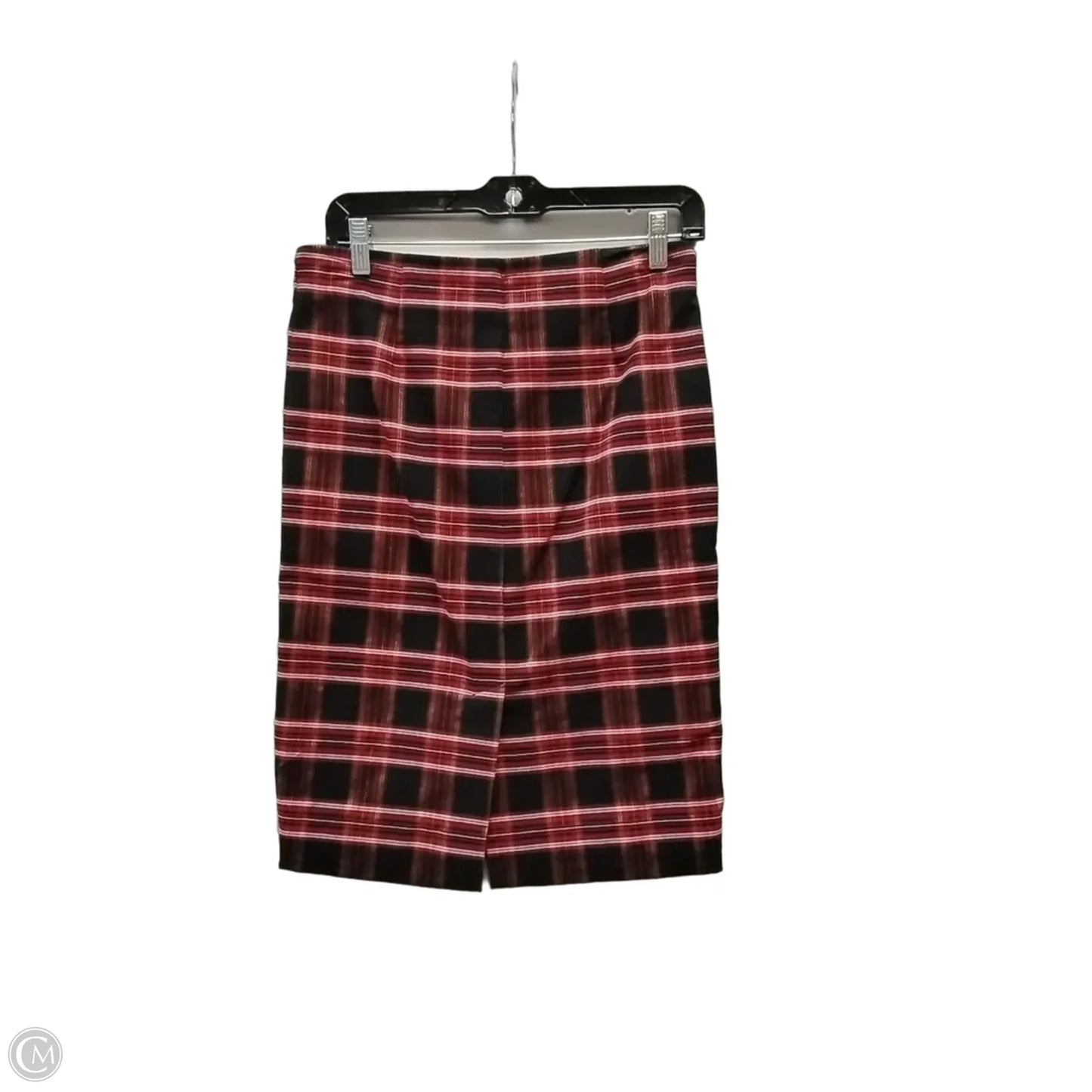 Skirt Midi By Attyre In Checkered Pattern, Size: 4