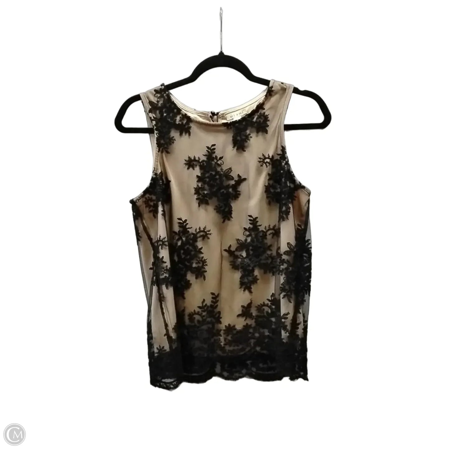 Blouse Sleeveless By Miami In Paisley Print, Size: S