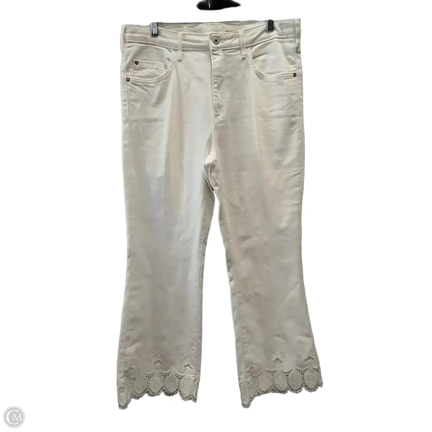 Pants Wide Leg By Pilcro In White, Size: 12