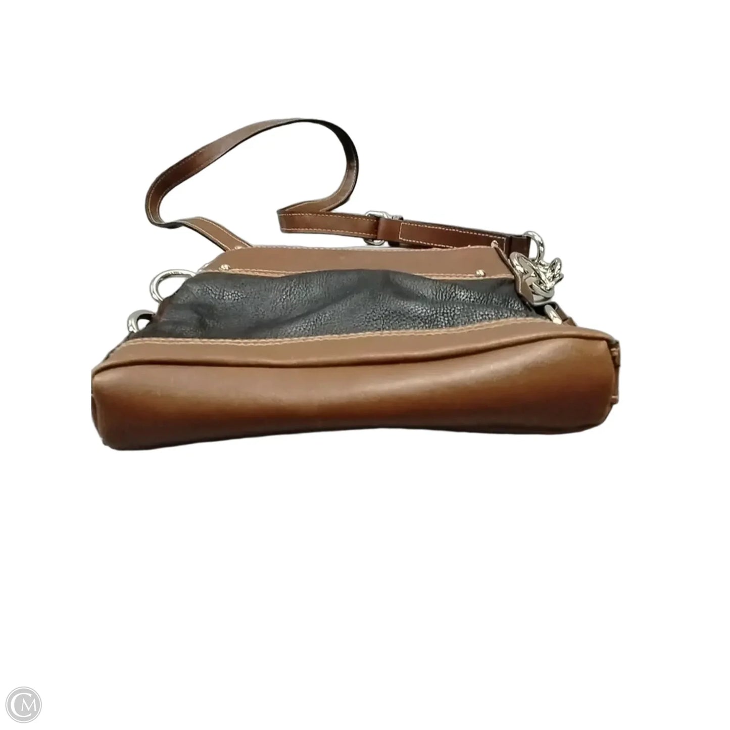 Crossbody Leather By Chaps, Size: Small
