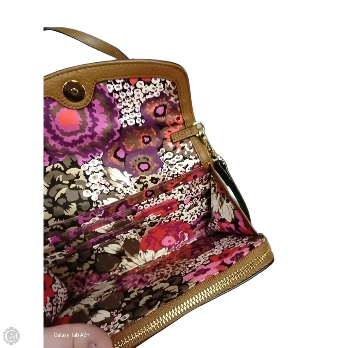 Crossbody Leather By Vera Bradley, Size: Small