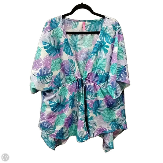 Shawl By Ruby Ribbon In Blue & Purple, Size: Os