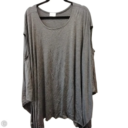 Kimono By Clothes Mentor In Grey, Size: Onesize