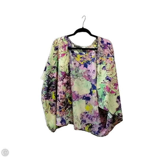 Kimono By Clothes Mentor In Multi-colored, Size: Onesize