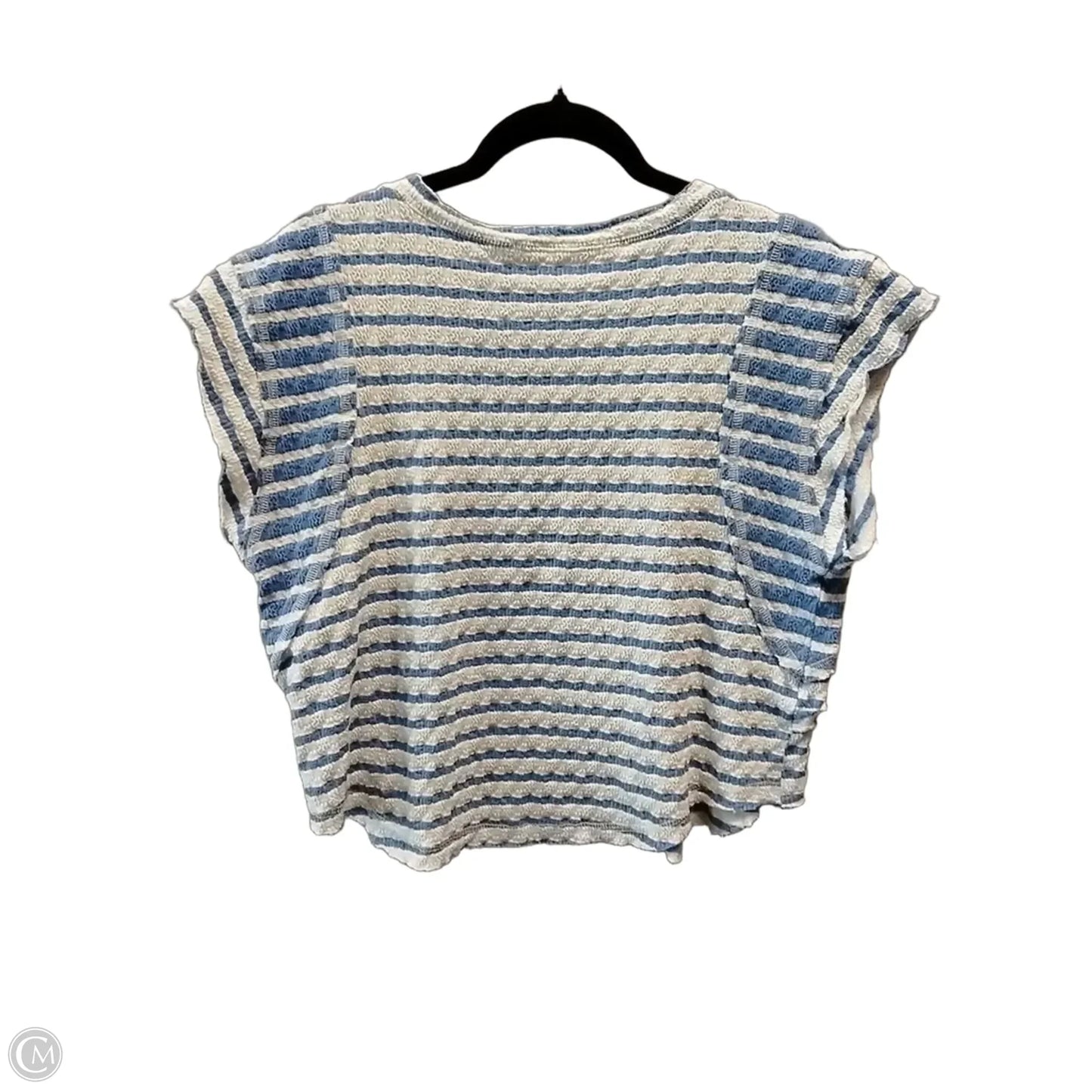 Top Short Sleeve By Altard State In Striped Pattern, Size: M