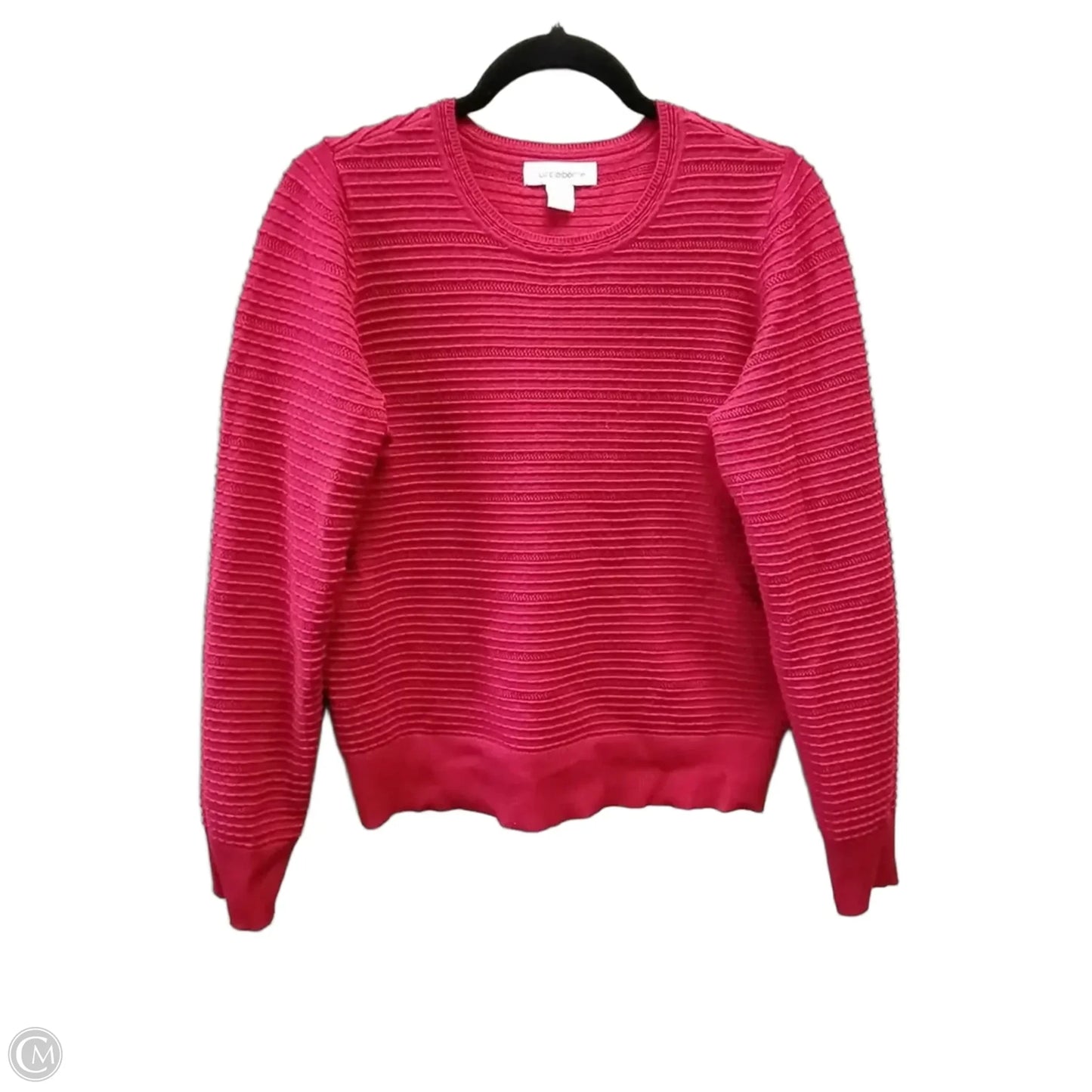 Sweater By Liz Claiborne In Red, Size: M