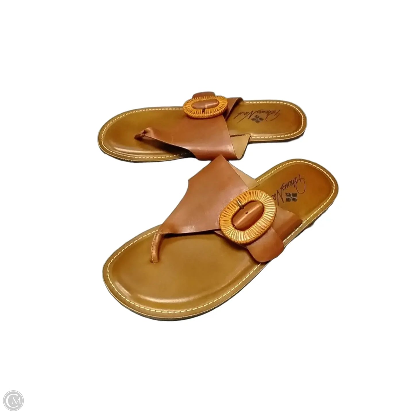 Sandals Designer By Patricia Nash In Brown & Tan, Size: 8.5