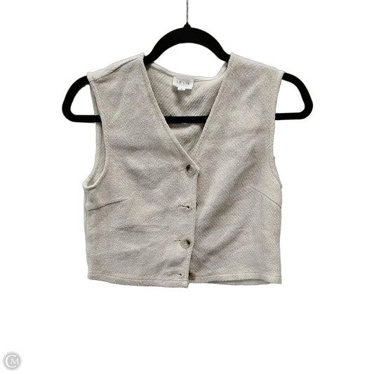 Vest Sweater By Le Lis In Cream, Size: S