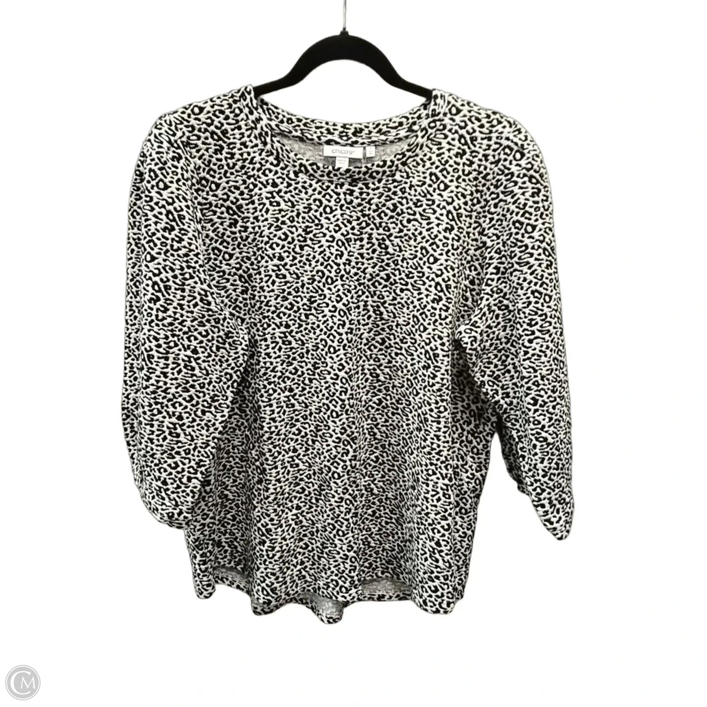 Top Long Sleeve By Chicos In Animal Print, Size: Xl