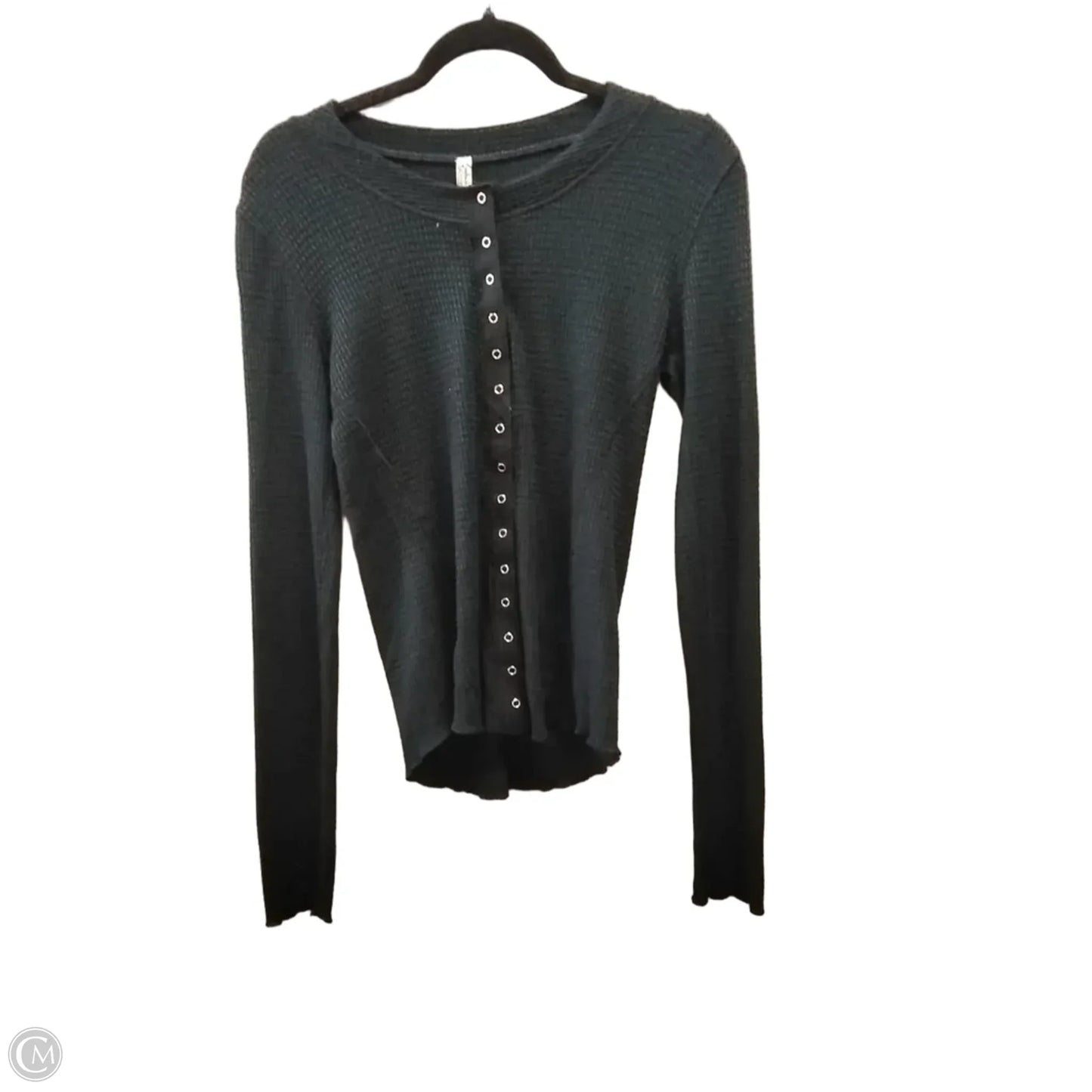 Top Long Sleeve Basic By Free People In Black, Size: L