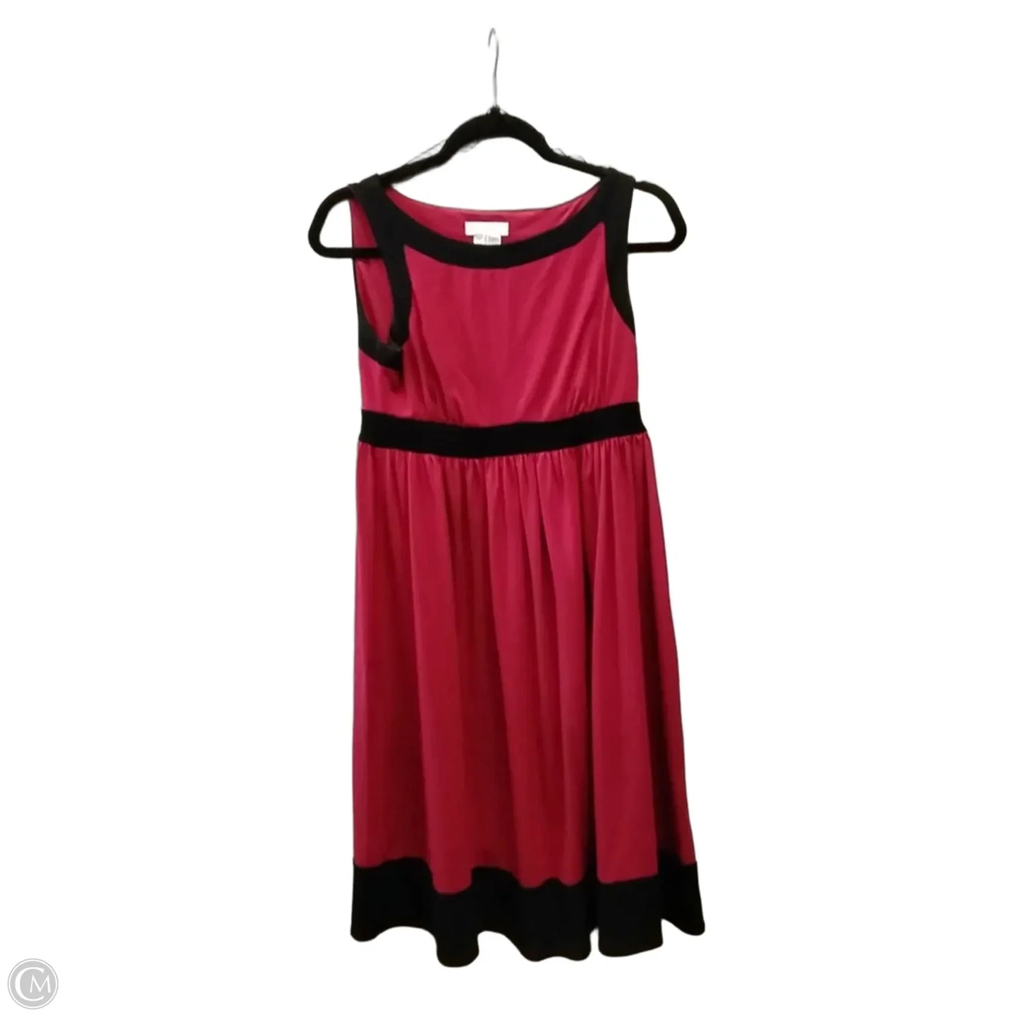 Dress Casual Midi By London Times In Red, Size: 4