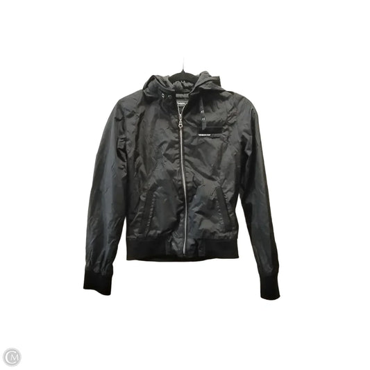 Jacket Windbreaker By Cme In Black, Size: M