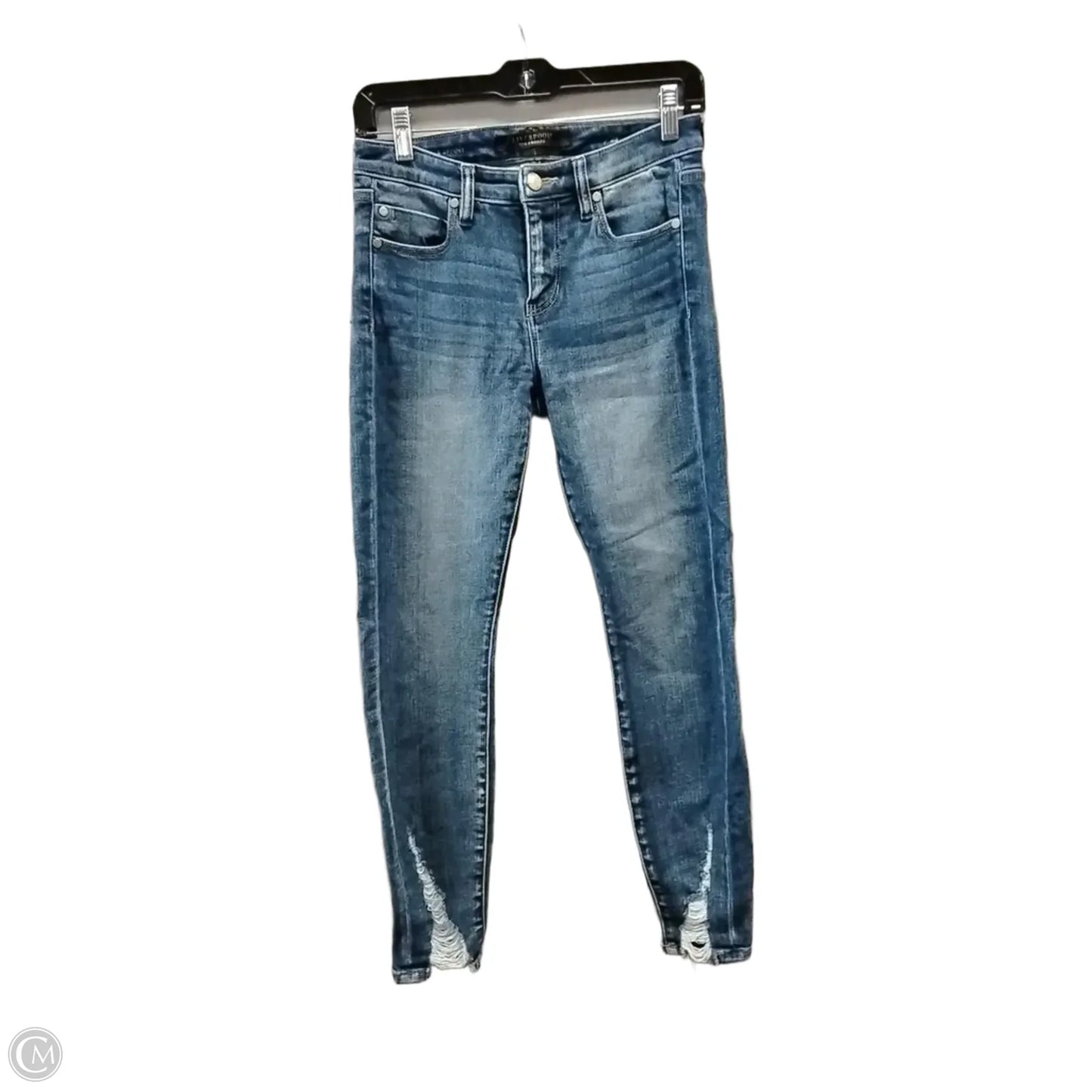 Jeans Skinny By Liverpool In Blue Denim, Size: 2