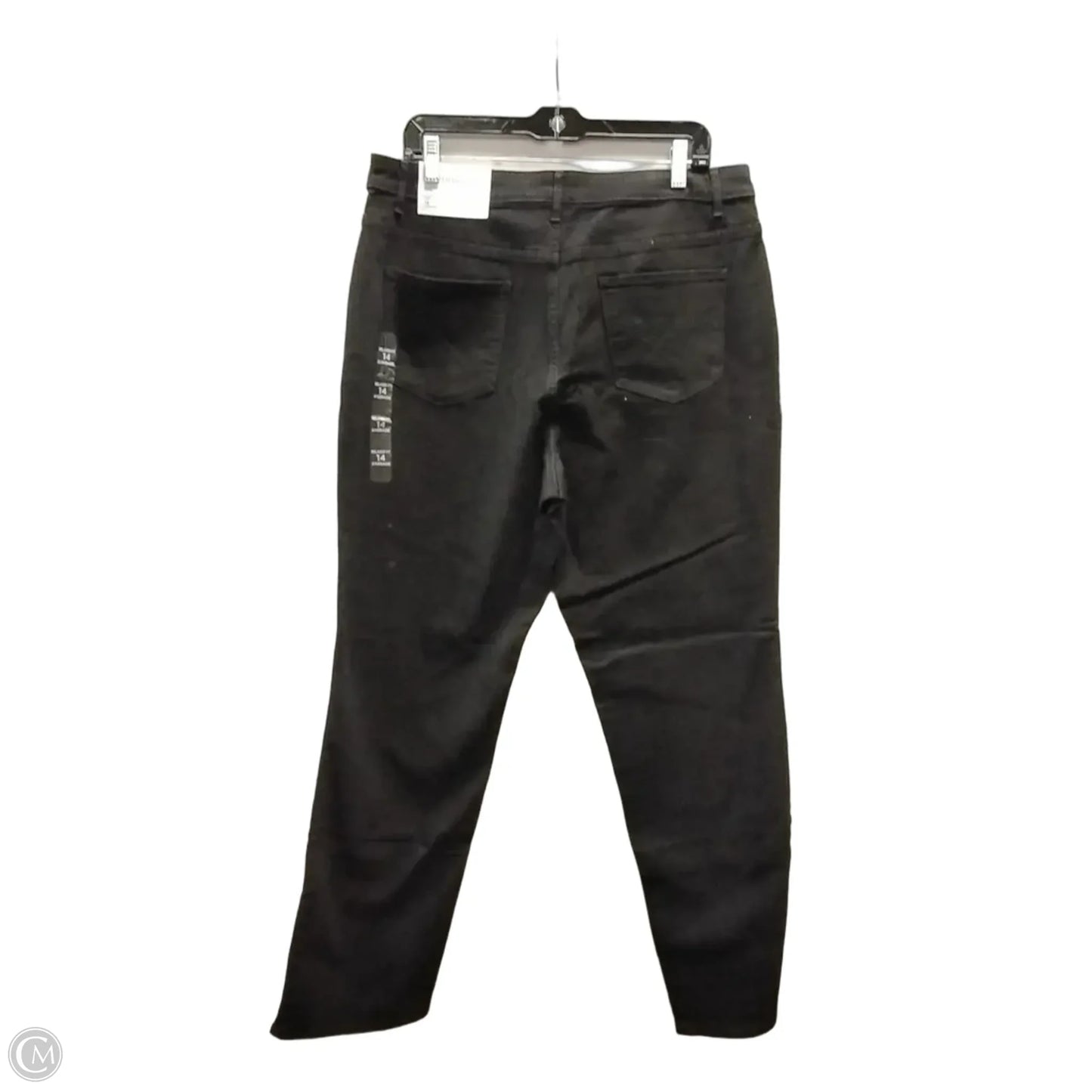 Jeans Straight By Christopher And Banks In Black, Size: 14