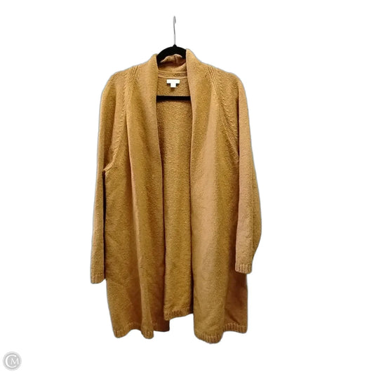 Sweater Cardigan By J. Jill In Tan, Size: 2x