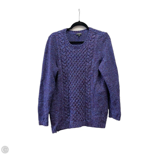 Sweater By Talbots In Purple, Size: L