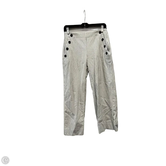 Pants Wide Leg By Banana Republic In Striped Pattern, Size: 2