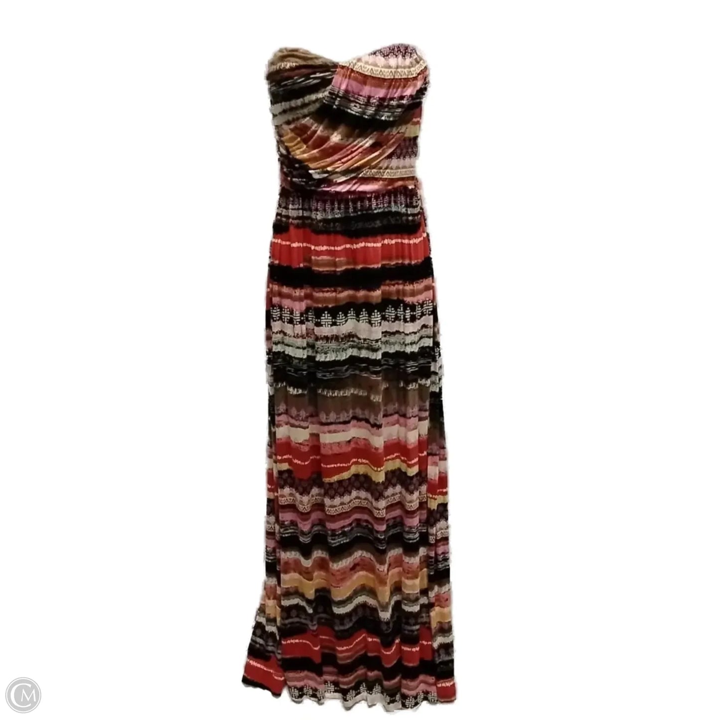 Dress Casual Maxi By American Rag In Striped Pattern, Size: M