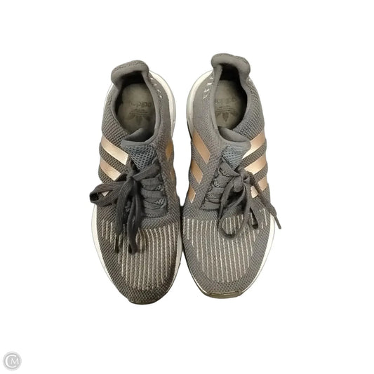 Shoes Athletic By Adidas In Grey, Size: 5.5