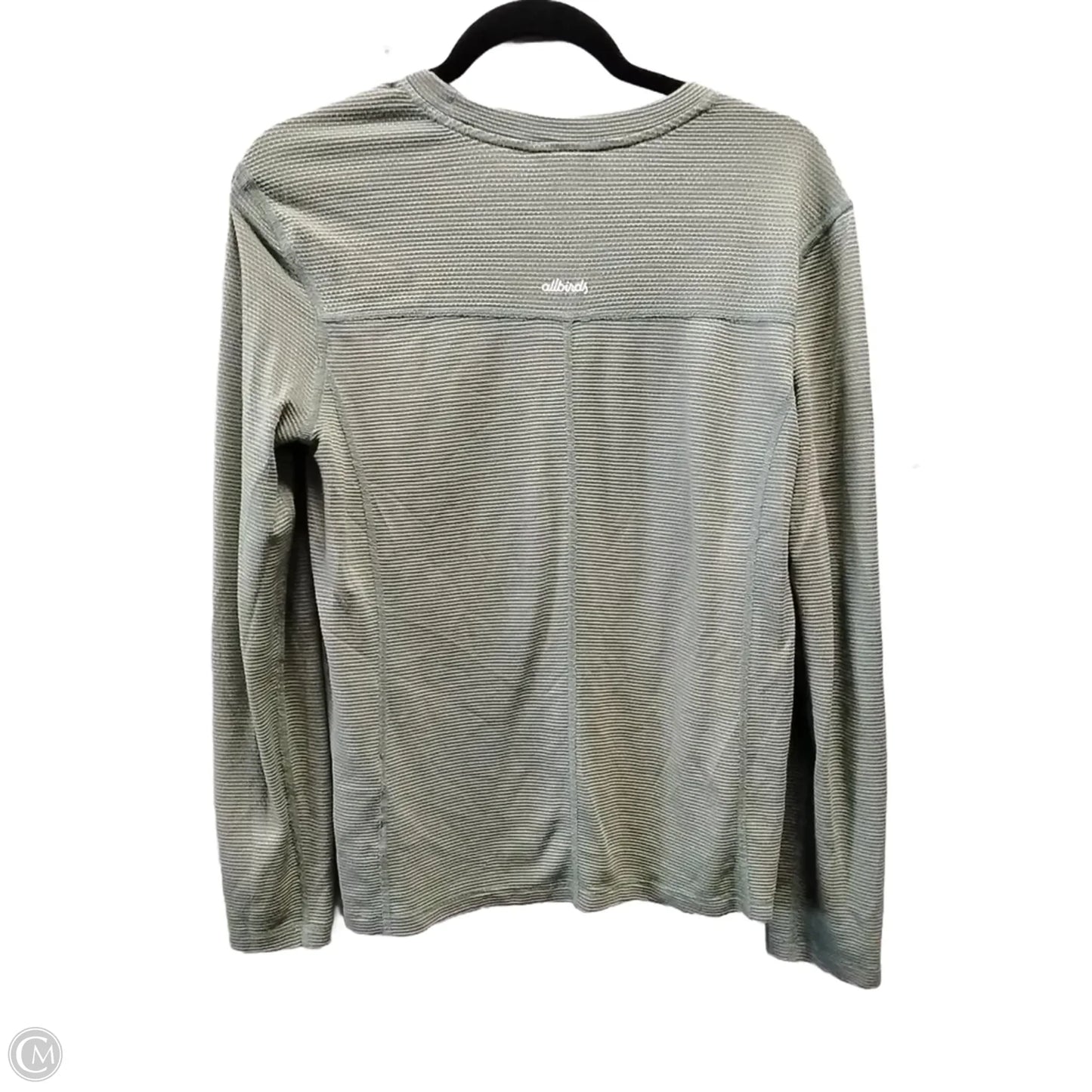 Top Long Sleeve By Allbirds In Green, Size: L