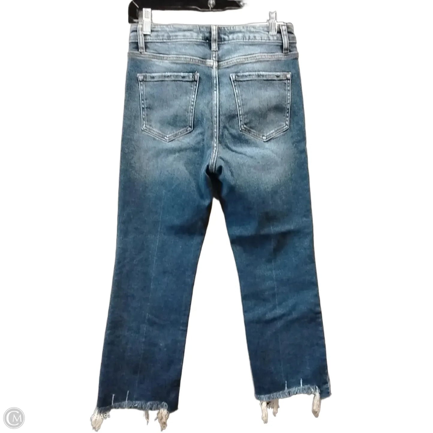 Jeans Flared By Zenana In Blue Denim, Size: 4