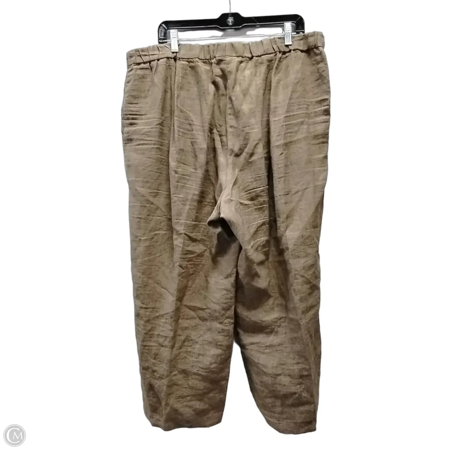 Pants Linen By J. Jill In Brown, Size: Xl