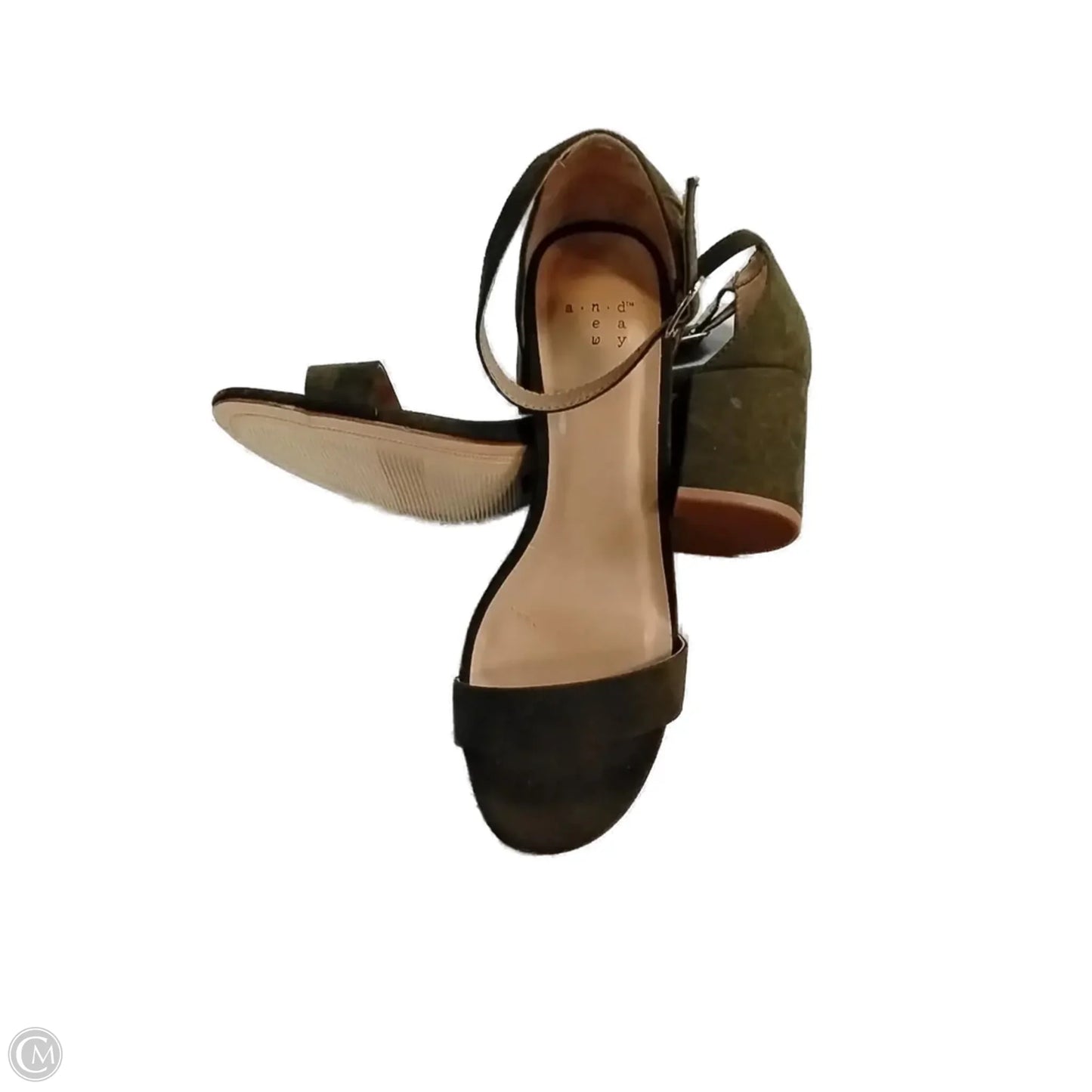 Shoes Heels Block By A New Day In Green, Size: 7