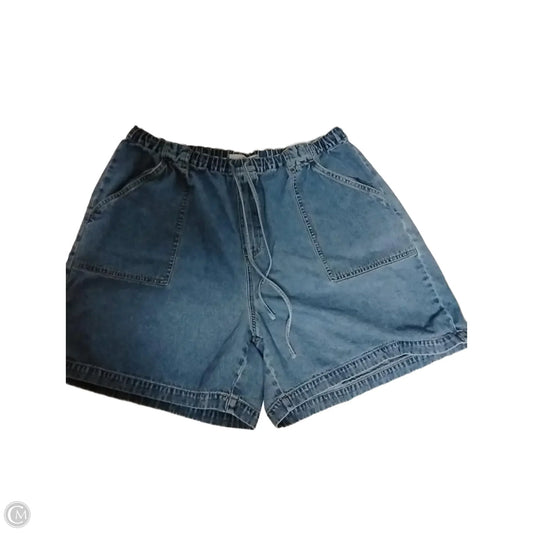 Shorts By Westport In Blue Denim, Size: 22