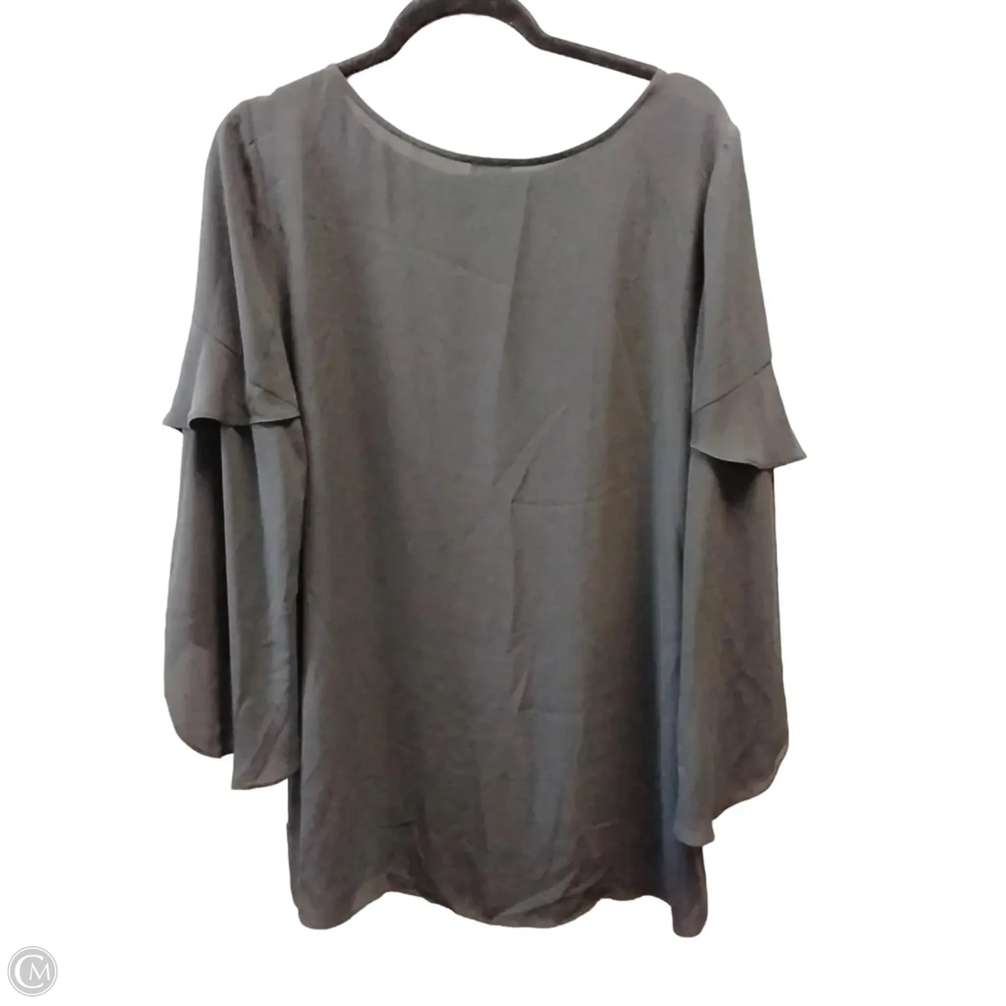 Blouse Long Sleeve By Chicos In Black, Size: M