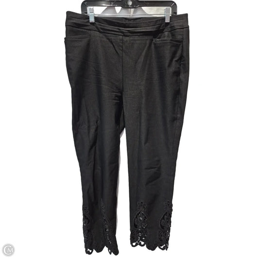 Pants Dress By Chicos In Black, Size: L