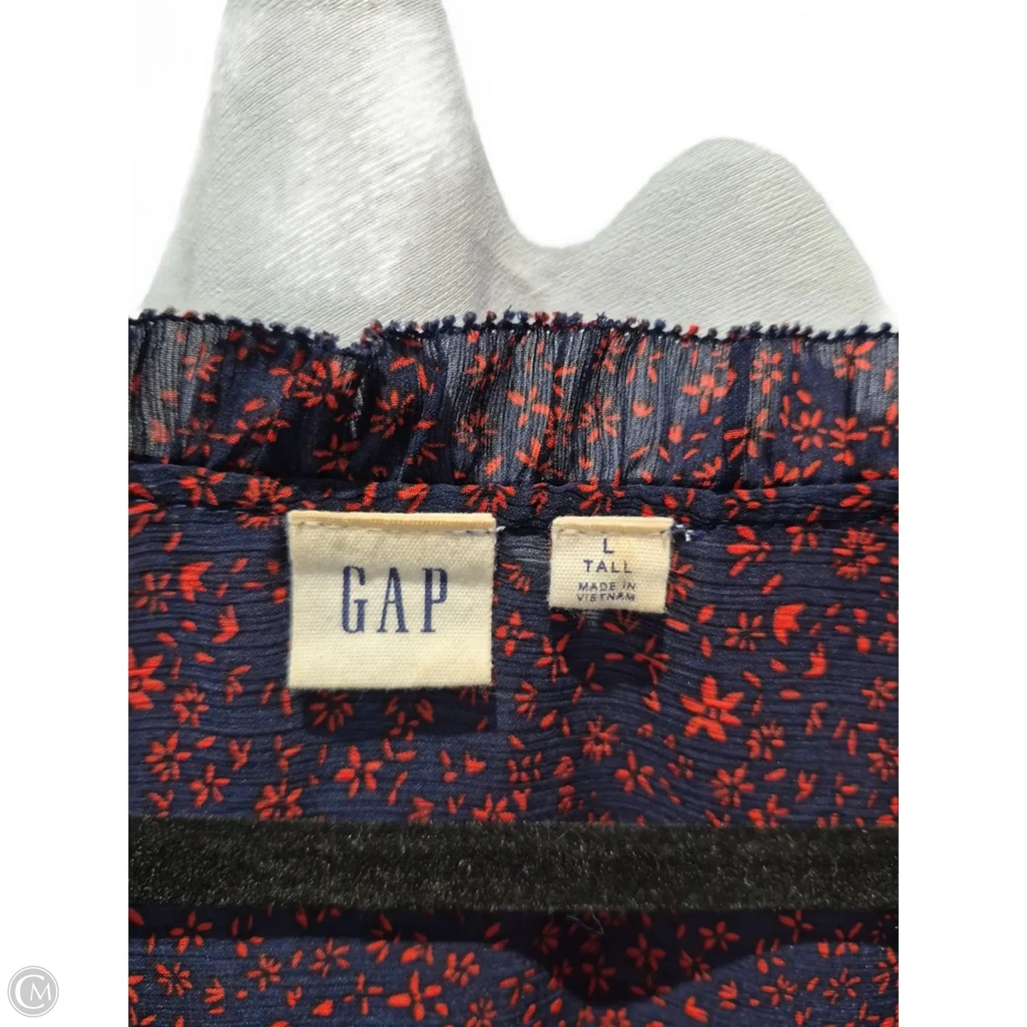Blouse Sleeveless By Gap In Floral Print, Size: L