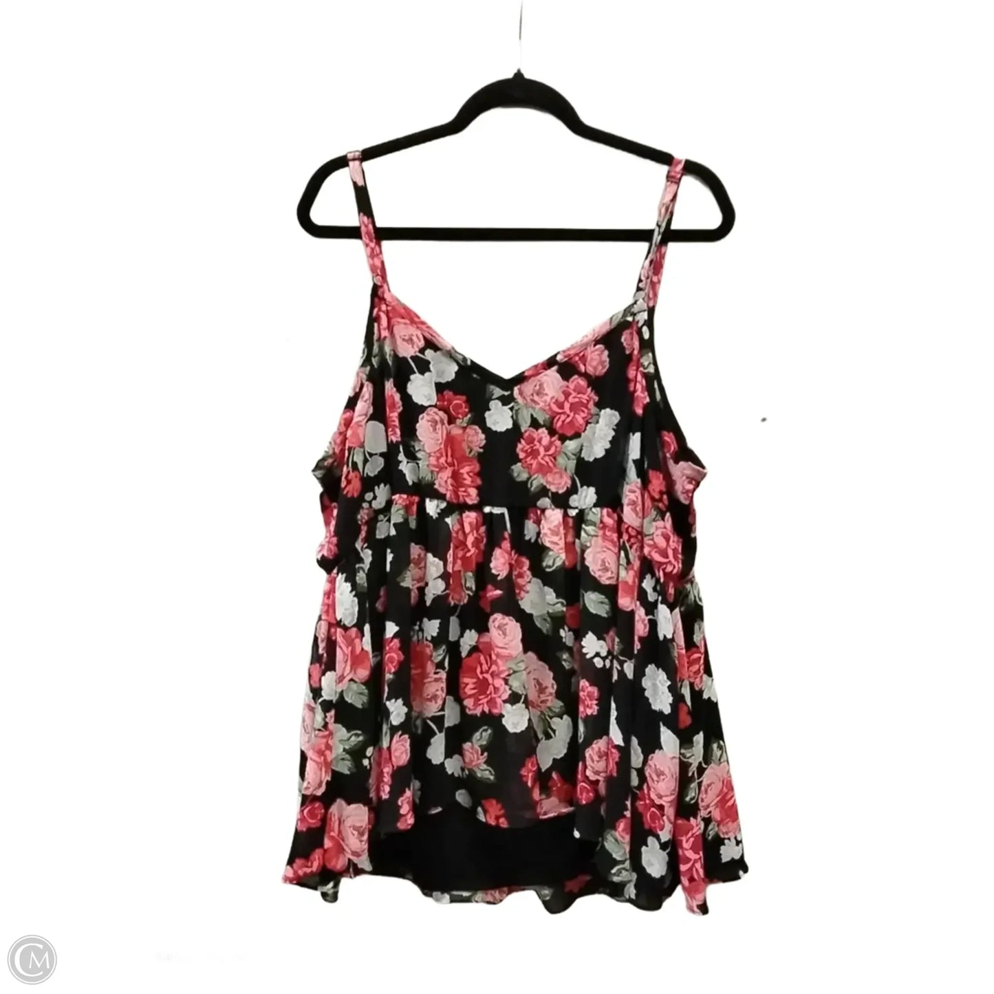 Blouse Sleeveless By Torrid In Floral Print, Size: 3x