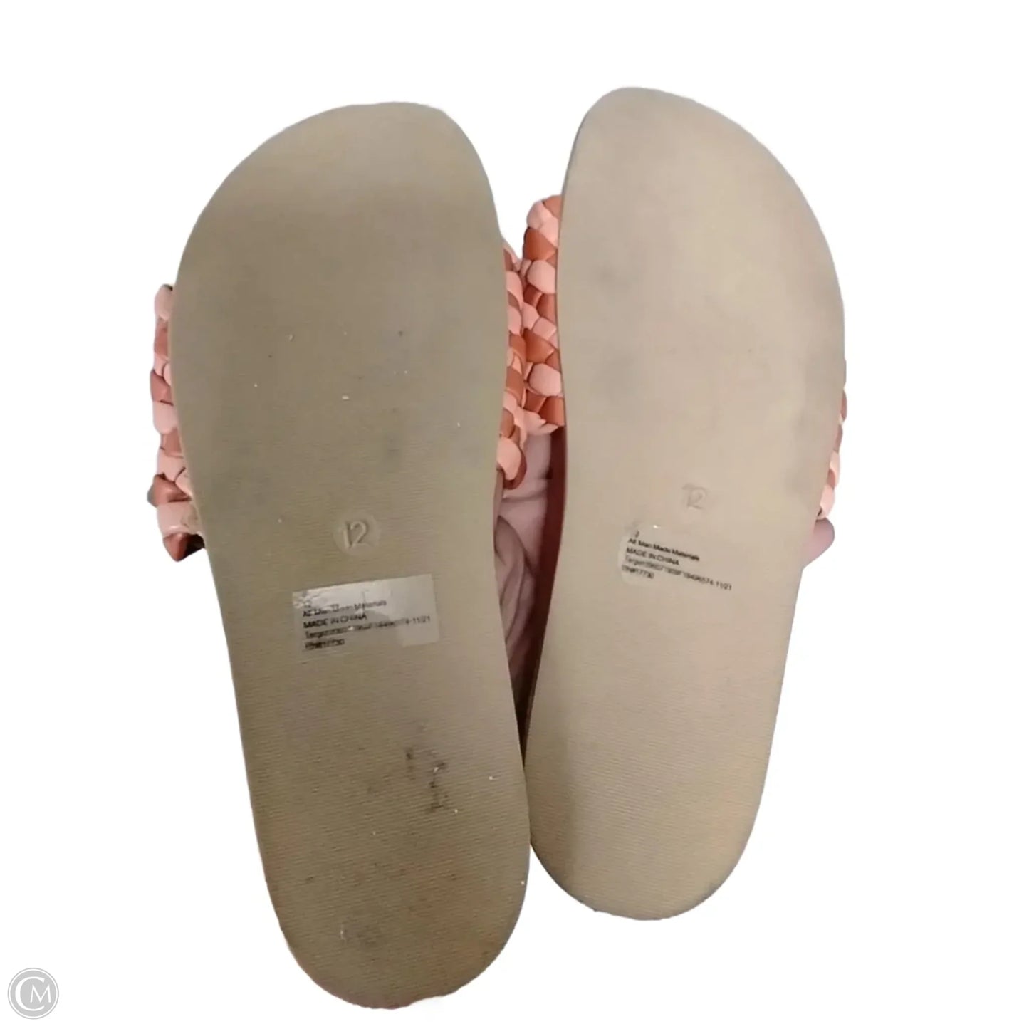 Sandals Flats By Universal Thread In Pink, Size: 12
