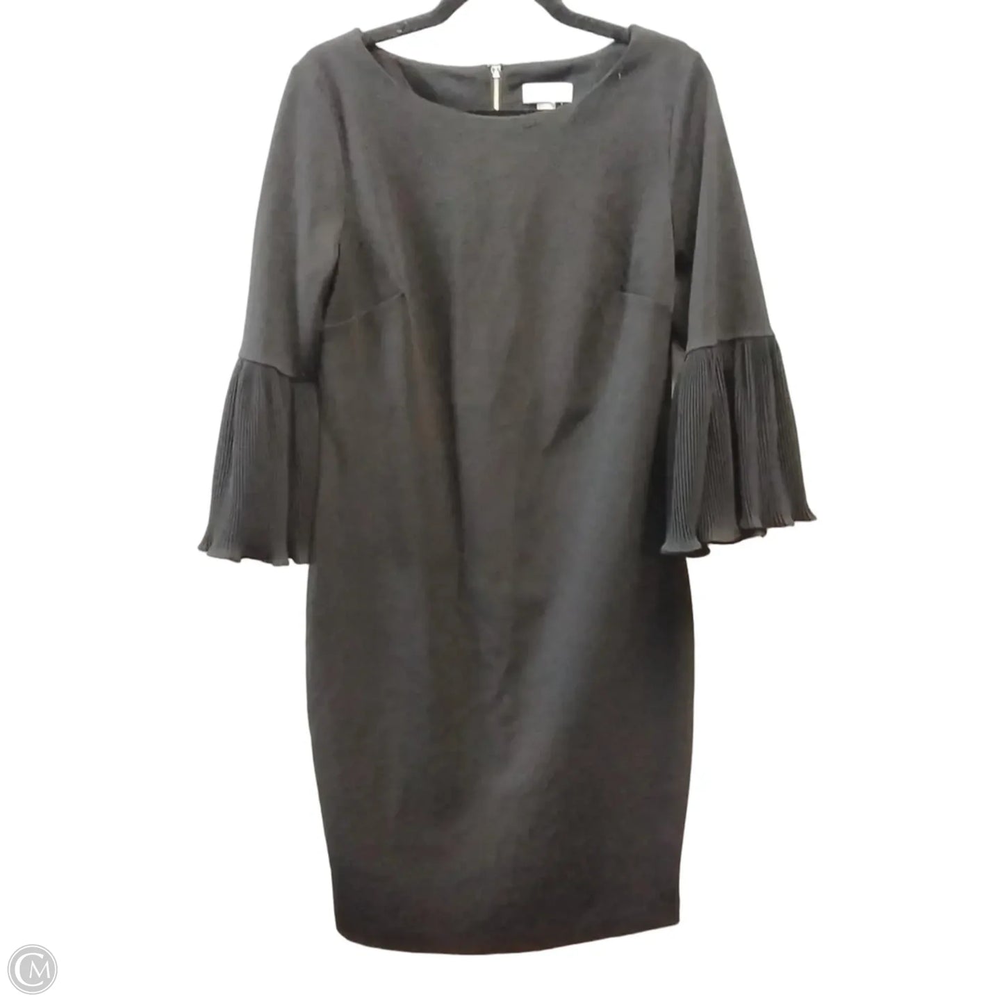 Dress Casual Midi By Calvin Klein In Black, Size: 12